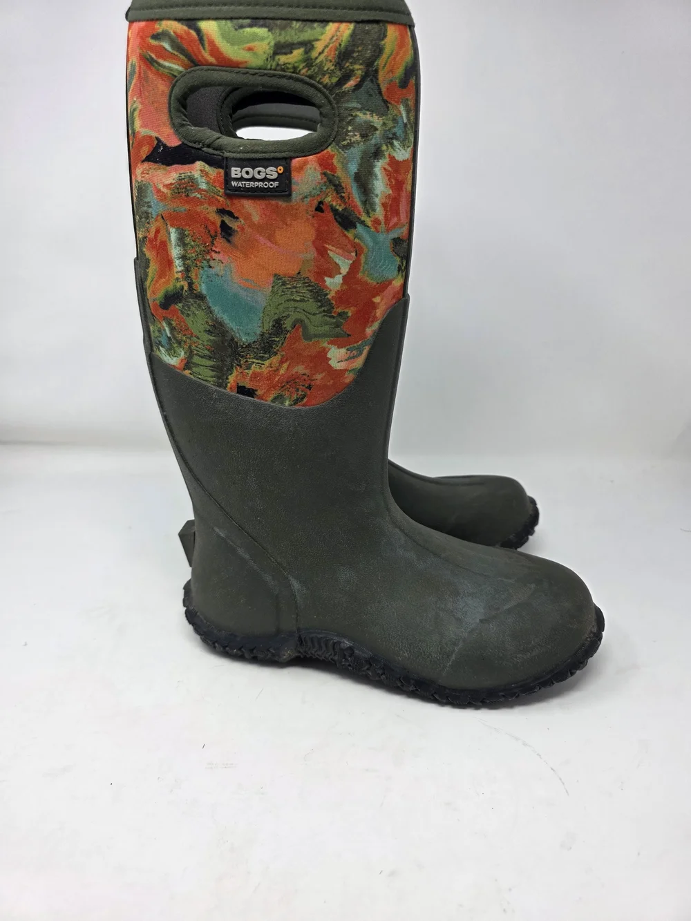 Bogs Mesa Wildbrush Waterproof Winter Rain Boots Womens Size 6 Insulated 5F